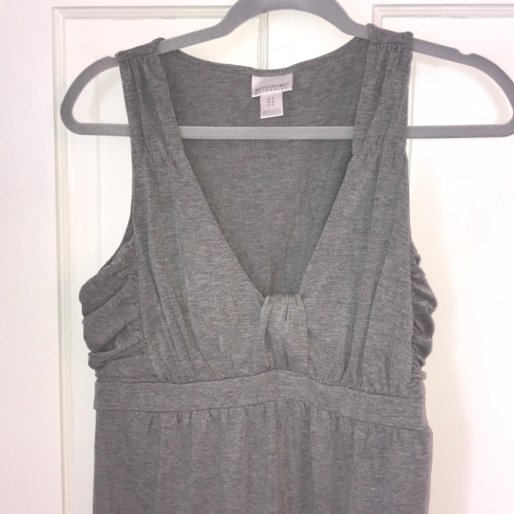Motherhood maternity gray summer T-shirt dress